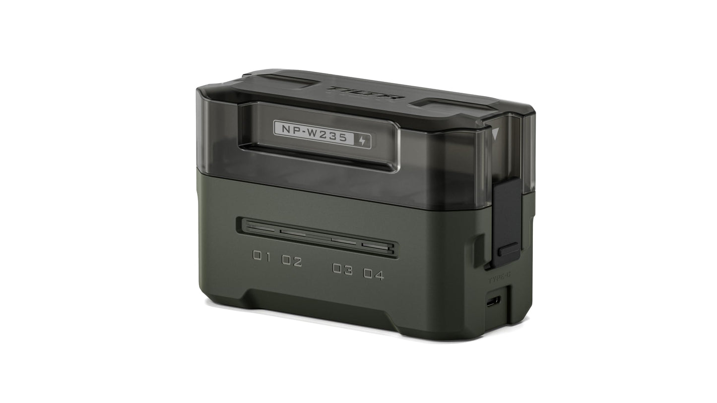 Portable Battery Charging Station for Camera Batteries, Multi-Slot Fast Charging Hub for Photography Gear