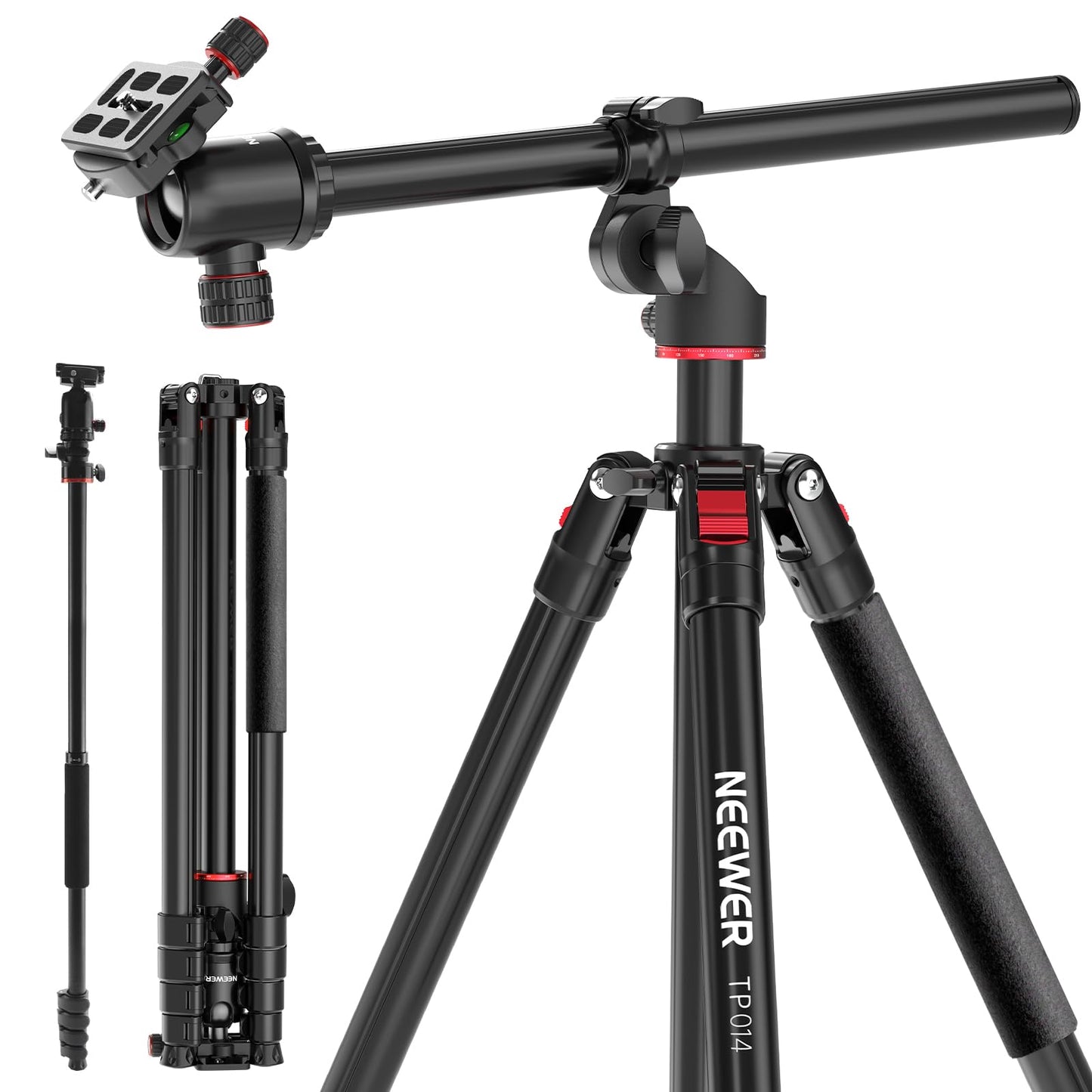 Camera Tripod & Monopod Combo for Photography & Video Stability
