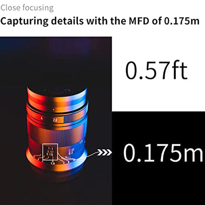 60mm APS-C Macro Prime Lens with F2.8 Aperture & High-Precision Optics