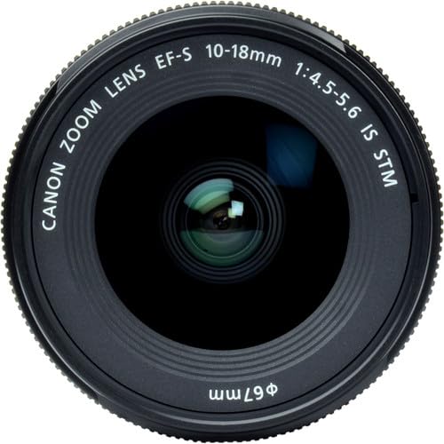 Ultra-Wide Zoom Lens with 10–18mm Range, Image Stabilization, STM Autofocus & Travel Photography Kit