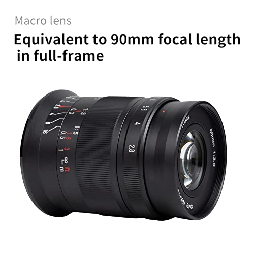 60mm APS-C Macro Prime Lens with F2.8 Aperture & High-Precision Optics