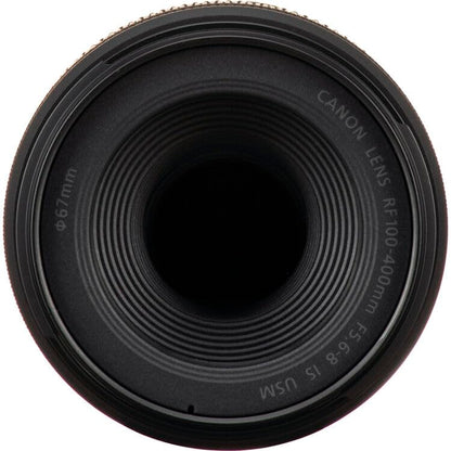Canon RF 100-400mm f/5.6-8 IS USM Lens | Lightweight Telephoto Zoom with Optical Image Stabilization, Fast Nano USM AF & Compact Design | For Wildlife & Sports Photography (5050C002) + 64GB Card + Bag