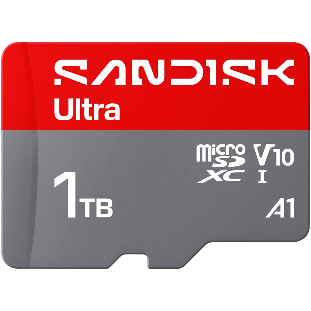 MicroSD Memory Card with Adapter, High-Speed UHS-I, Full HD & A1 Performance