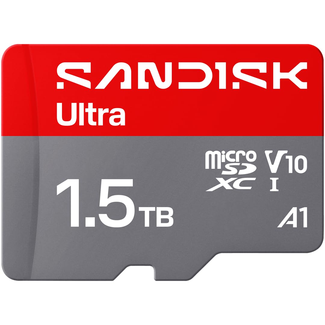 MicroSD Memory Card with Adapter, High-Speed UHS-I, Full HD & A1 Performance