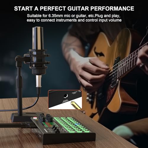 All-in-One Podcast Equipment Bundle with Condenser Microphone, Audio Mixer & Portable Recording Kit for Streaming & Content Creation