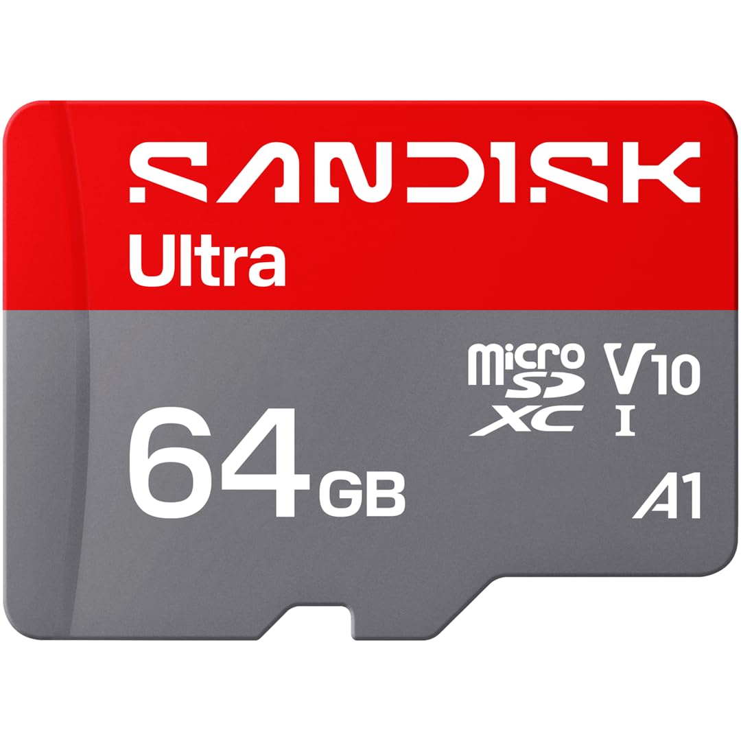 MicroSD Memory Card with Adapter, High-Speed UHS-I, Full HD & A1 Performance