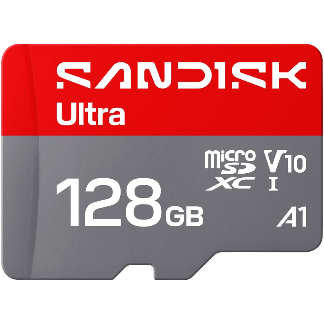 MicroSD Memory Card with Adapter, High-Speed UHS-I, Full HD & A1 Performance
