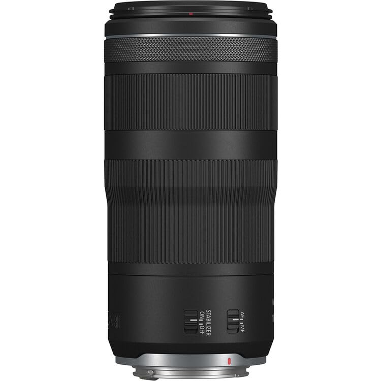 Canon RF 100-400mm f/5.6-8 IS USM Lens | Lightweight Telephoto Zoom with Optical Image Stabilization, Fast Nano USM AF & Compact Design | For Wildlife & Sports Photography (5050C002) + 64GB Card + Bag