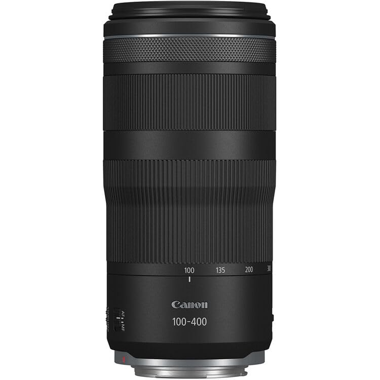 Canon RF 100-400mm f/5.6-8 IS USM Lens | Lightweight Telephoto Zoom with Optical Image Stabilization, Fast Nano USM AF & Compact Design | For Wildlife & Sports Photography (5050C002) + 64GB Card + Bag