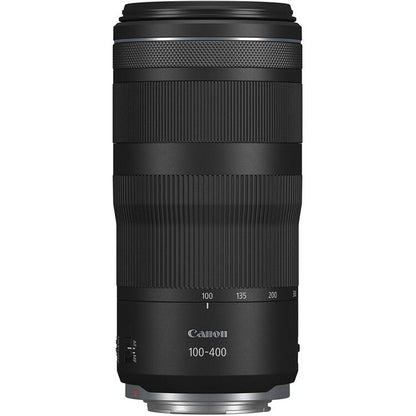 Canon RF 100-400mm f/5.6-8 IS USM Lens | Lightweight Telephoto Zoom with Optical Image Stabilization, Fast Nano USM AF & Compact Design | For Wildlife & Sports Photography (5050C002) + 64GB Card + Bag
