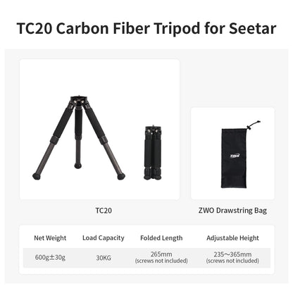 Tripod Head for Smart Telescopes with Precision Control & Stable Mounting System