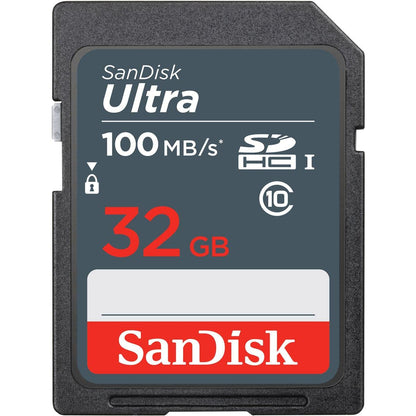 32GB SDHC Memory Card, High-Speed 100MB/s Performance for Camera & Full HD Recording