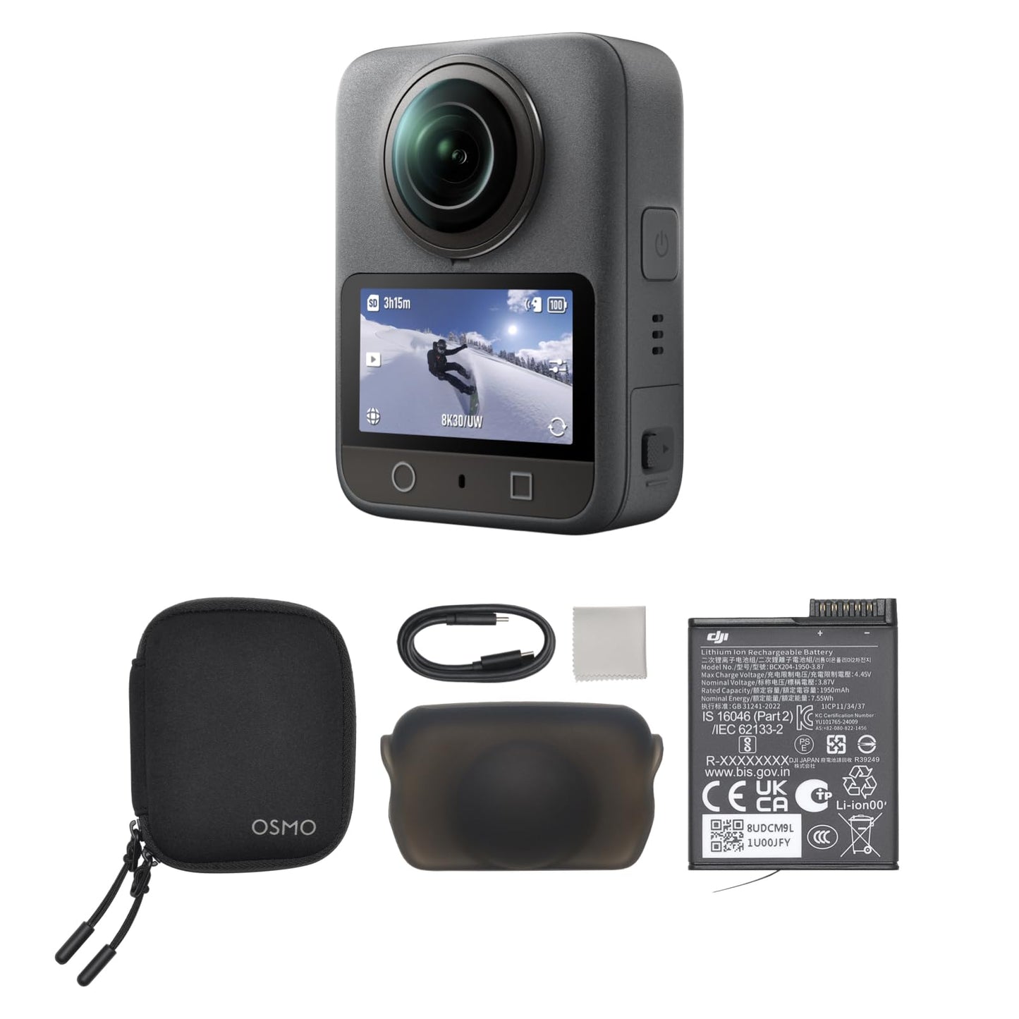 360 Action Camera with 8K Video, Stabilization & 360° Capture