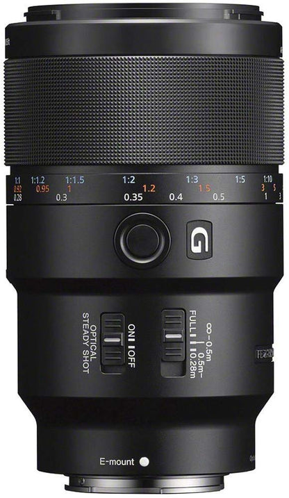 90mm Macro Prime Lens for Sony Full-Frame Cameras, F2.8, Optical Stabilization & High-Resolution G Series Optics