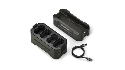 Portable Battery Charging Station for Camera Batteries, Multi-Slot Fast Charging Hub for Photography Gear