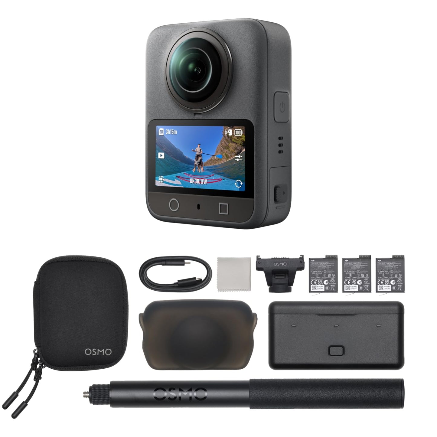 360 Action Camera with 8K Video, Stabilization & 360° Capture