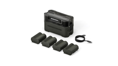 Portable Battery Charging Station for Camera Batteries, Multi-Slot Fast Charging Hub for Photography Gear
