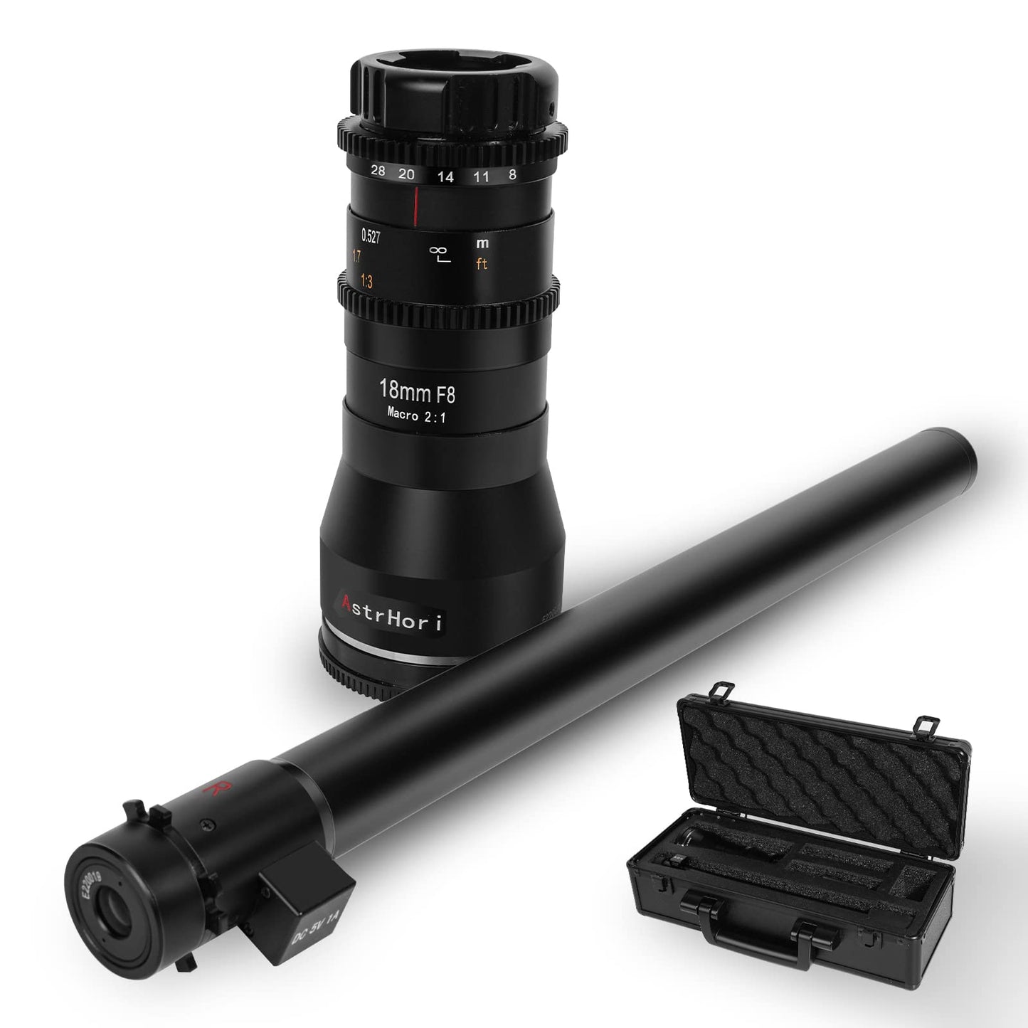 18mm Ultra Macro Probe Lens with 2X Magnification, 90° Angle View & Waterproof Design