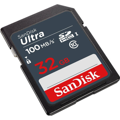 32GB SDHC Memory Card, High-Speed 100MB/s Performance for Camera & Full HD Recording