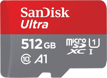 MicroSD Memory Card with Adapter, High-Speed UHS-I, Full HD & A1 Performance