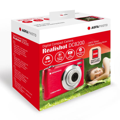 Compact Digital Camera with 18MP Sensor, Full HD Video, 8X Optical Zoom & LCD Screen