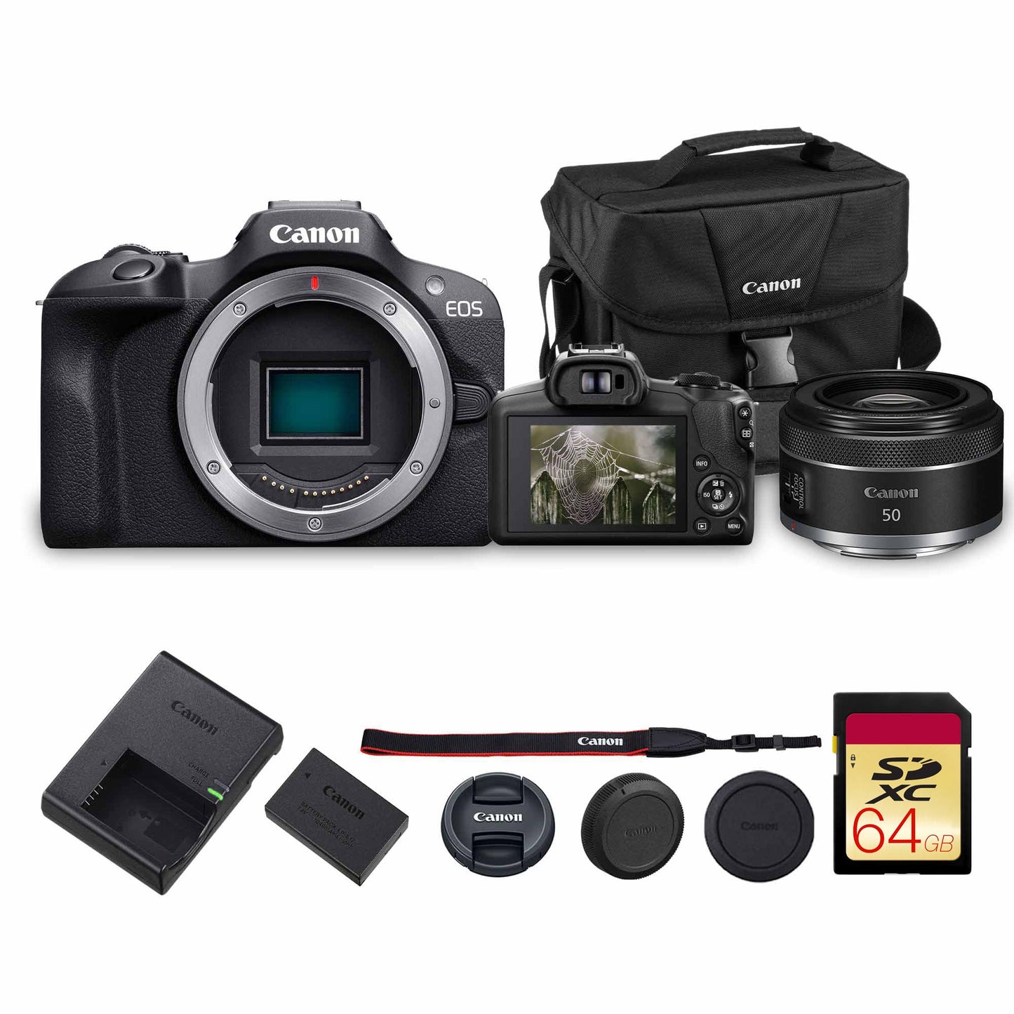 Mirrorless Travel Bundle with Compact Body & Accessories Kit