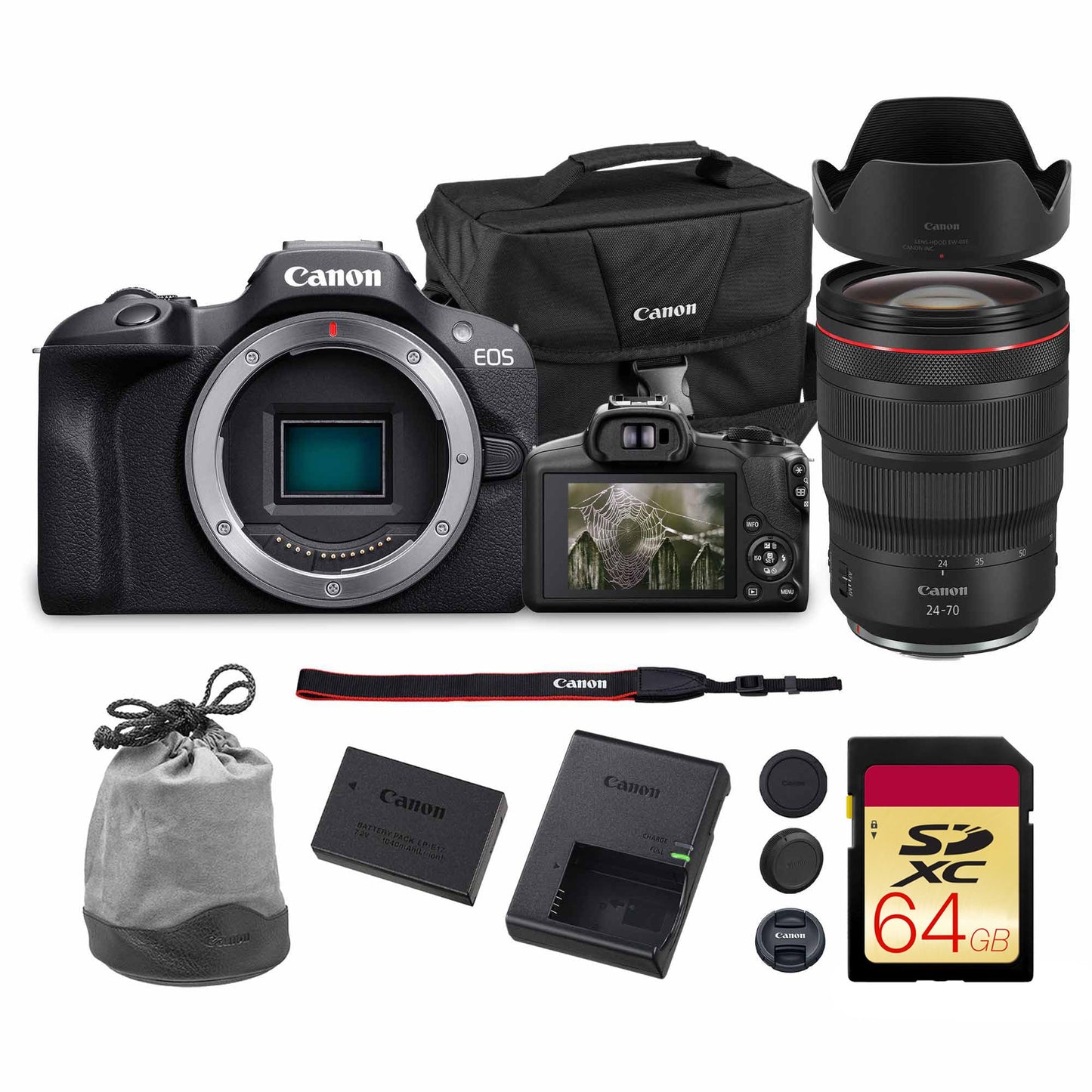 Mirrorless Travel Bundle with Compact Body & Accessories Kit