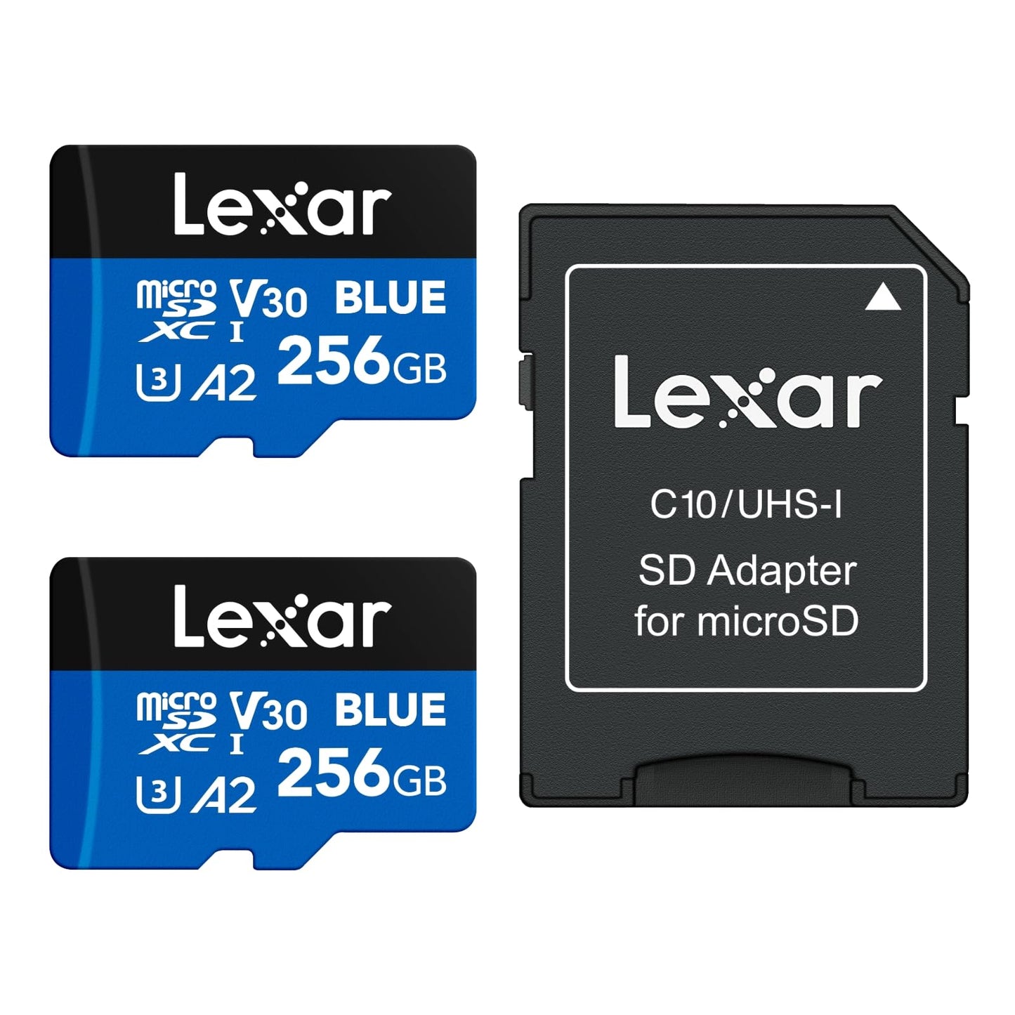 microSDXC Memory Card with Adapter, High-Speed UHS-I Performance for Mobile & Camera Use