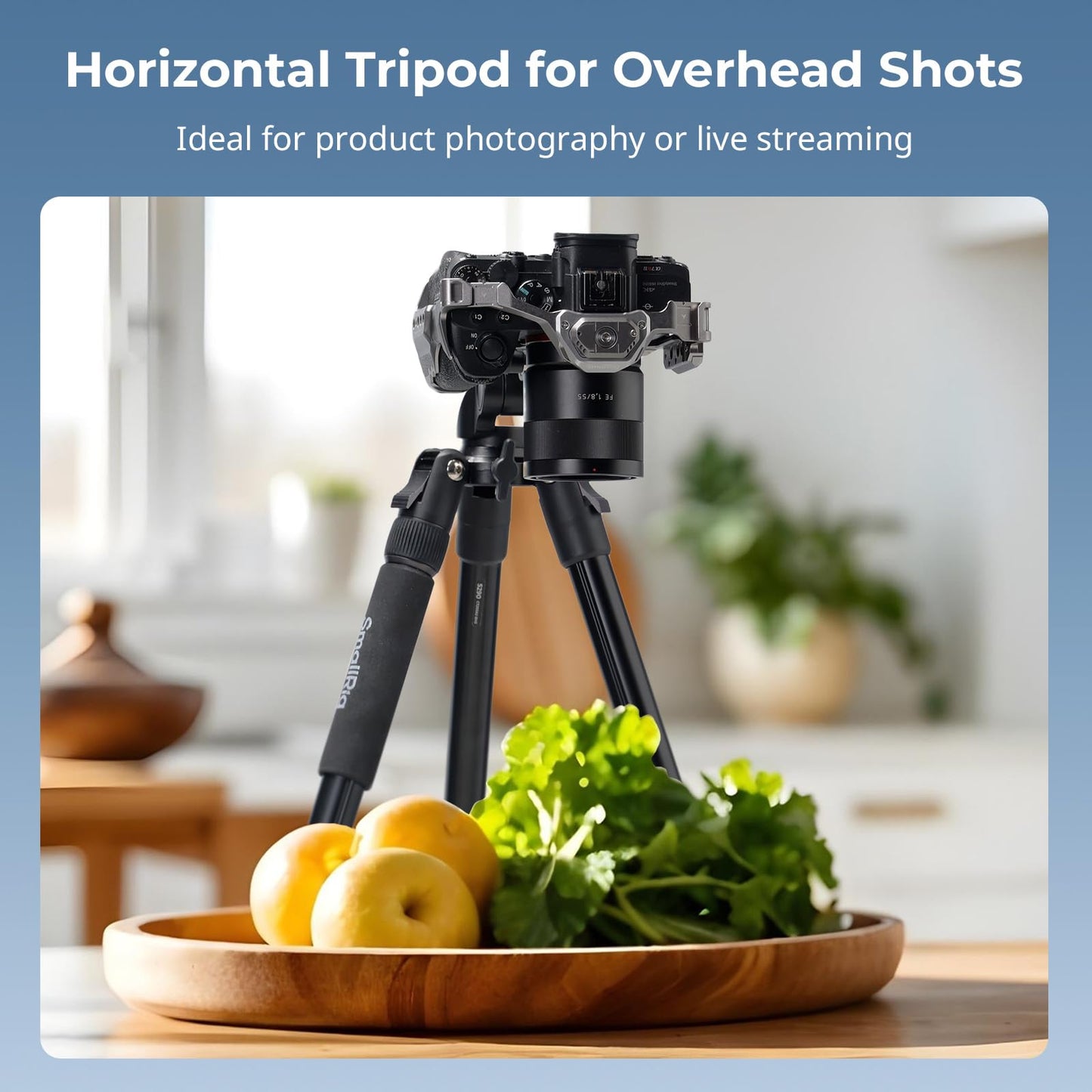 Foldable Aluminum Camera Tripod & Monopod for Photography & Video Stability