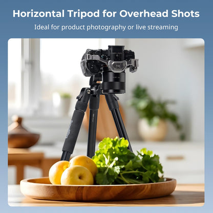 Foldable Aluminum Camera Tripod & Monopod for Photography & Video Stability