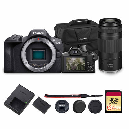Mirrorless Travel Bundle with Compact Body & Accessories Kit