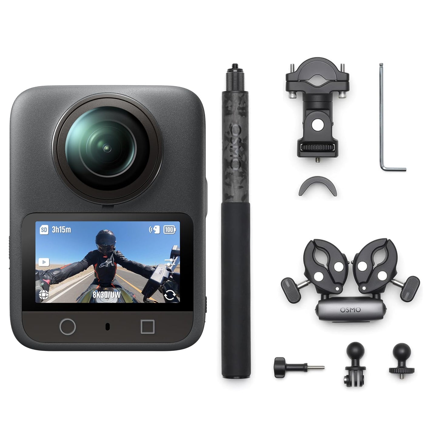 360 Action Camera with 8K Video, Stabilization & 360° Capture