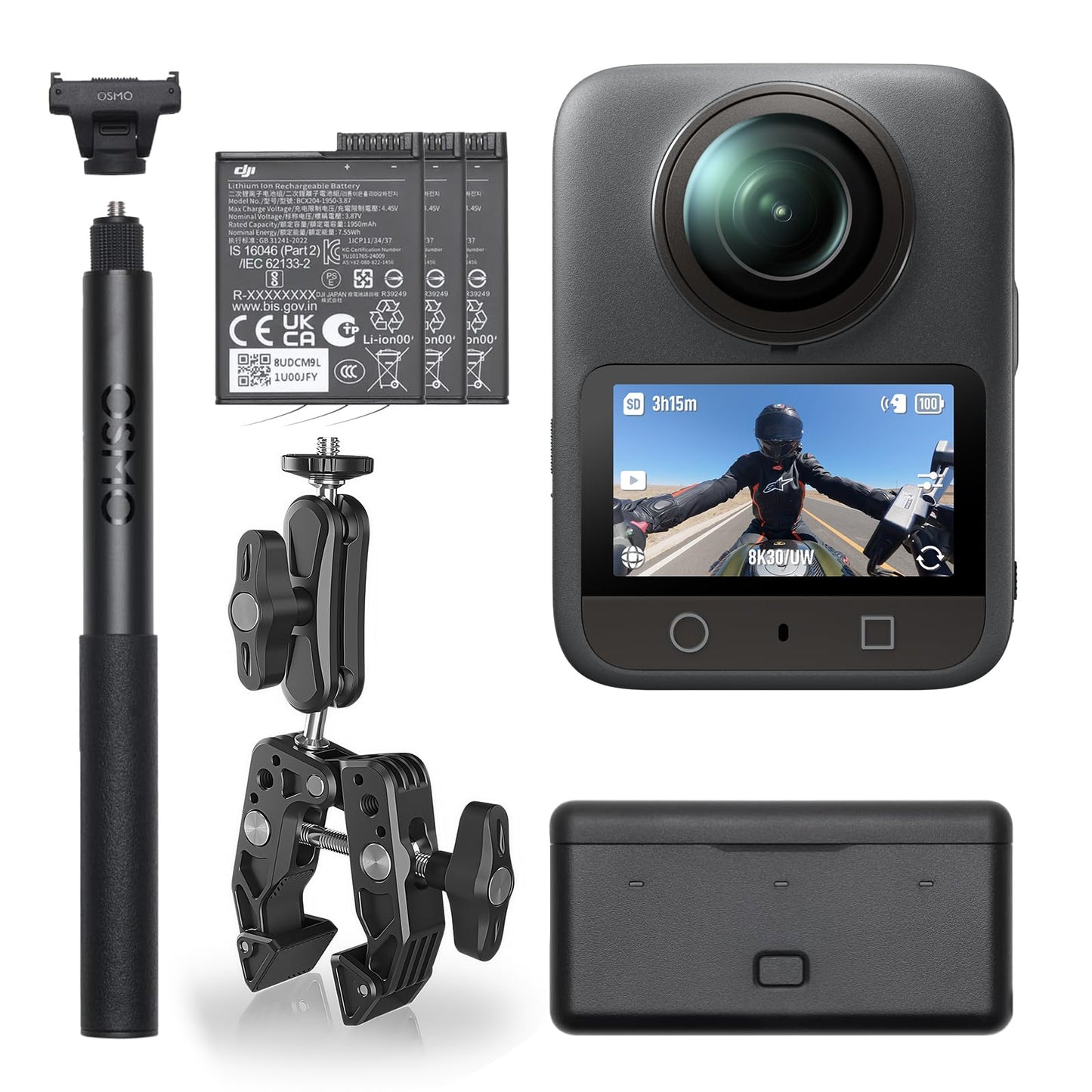 360 Action Camera with 8K Video, Stabilization & 360° Capture