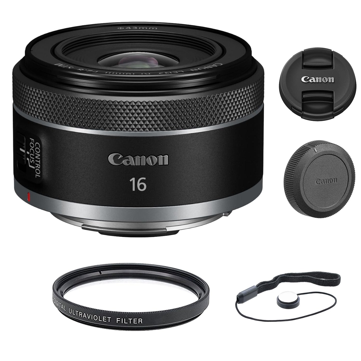 16mm Ultra-Wide Prime Lens for RF Mount Full-Frame Cameras with STM Autofocus