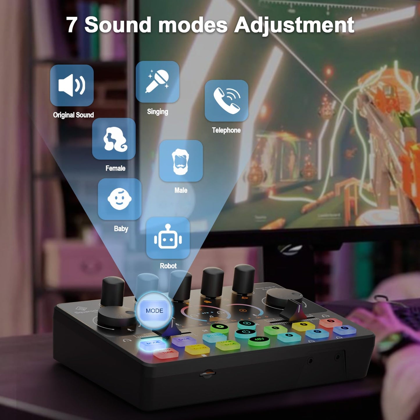 Podcast Equipment Bundle with 8GB Memory Card for Streaming, Recording, Singing & Gaming