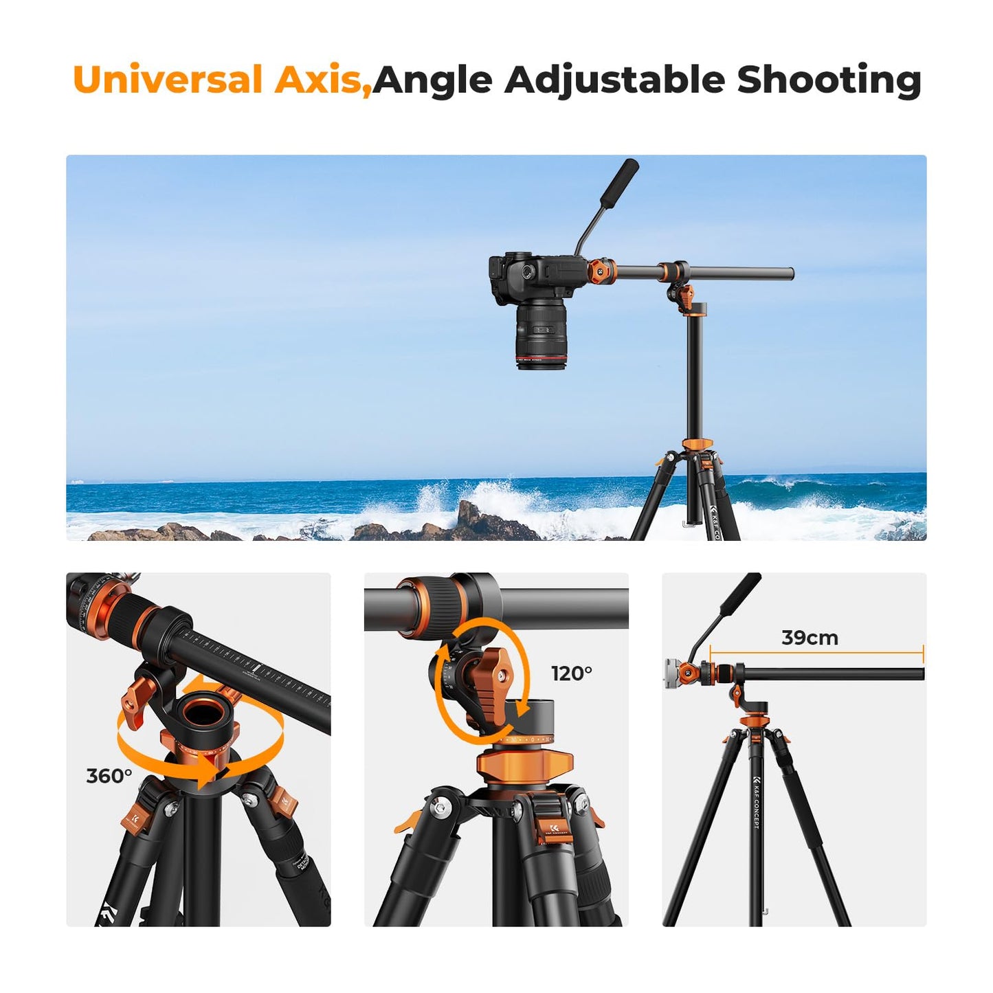 Overhead Camera Tripod for Top-Down Photography & Content Creation