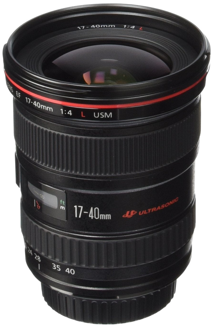 Ultra Wide-Angle Zoom Lens with 17–40mm Range, Constant Aperture & L-Series Optics for SLR Cameras