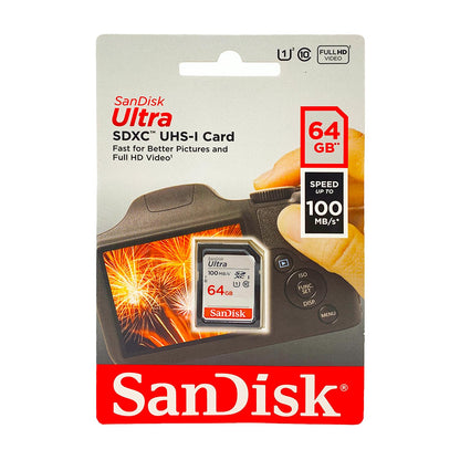 128GB SDXC Memory Card, High-Speed UHS-I, C10, U1, Full HD Performance