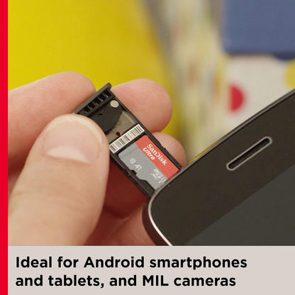 MicroSD Memory Card with Adapter, High-Speed UHS-I, Full HD & A1 Performance