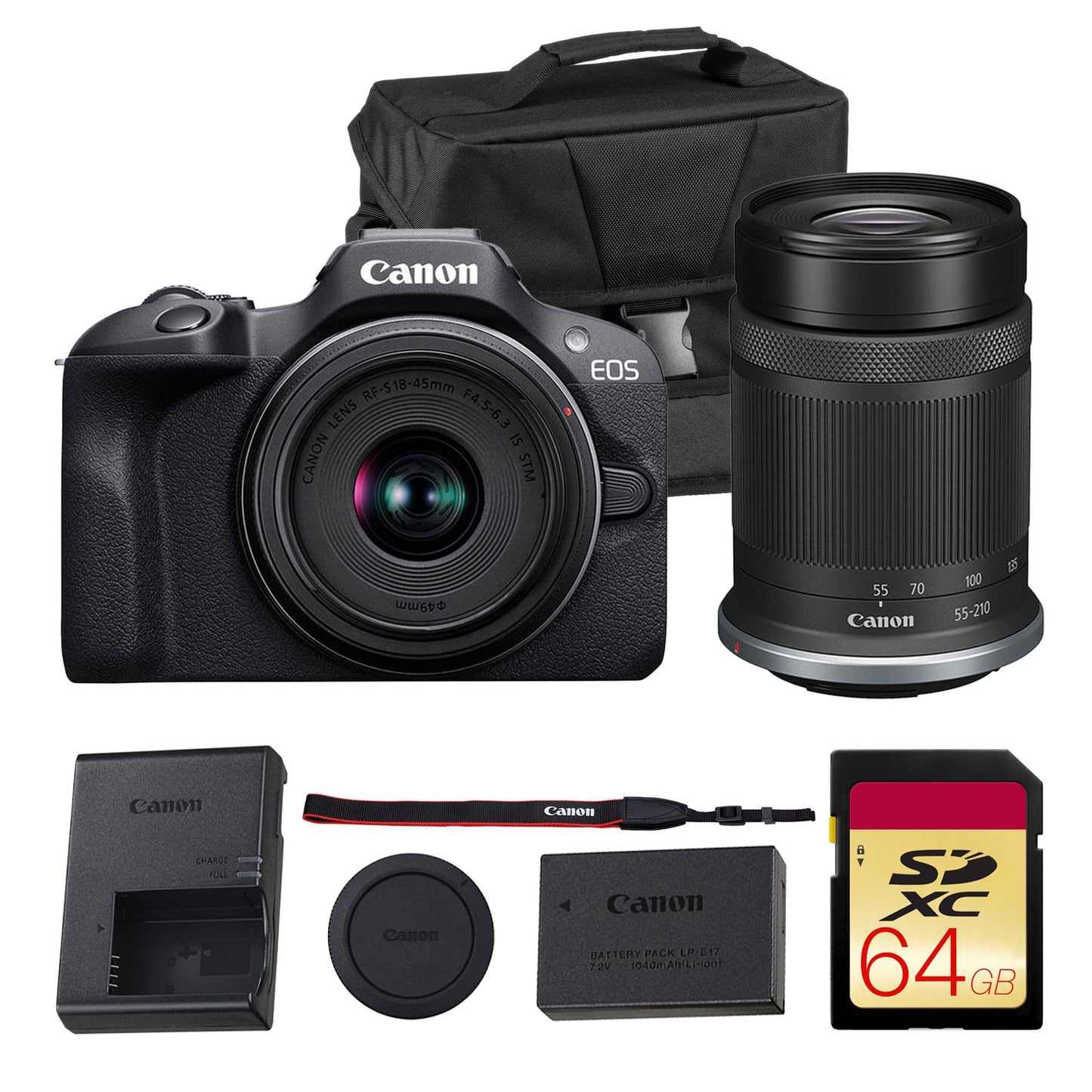 Mirrorless Travel Bundle with Compact Body & Accessories Kit