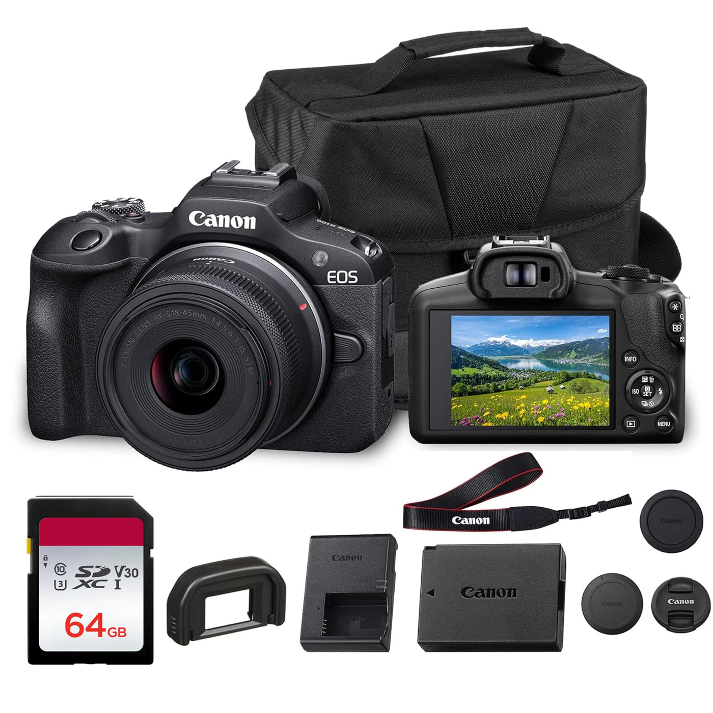 Mirrorless Travel Bundle with Compact Body & Accessories Kit