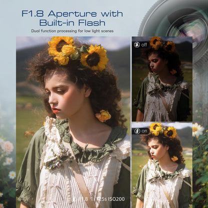 8K Digital Camera with Dual-Lens System & High-Resolution Photography Features