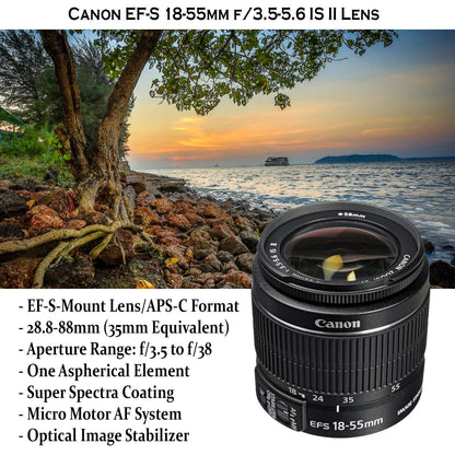 DSLR Camera Bundle with Dual Lenses & Accessories Kit