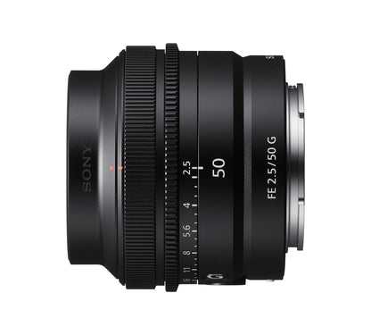 Full-Frame Prime Lens, Ultra-Compact Design with High-Performance G Series Optics