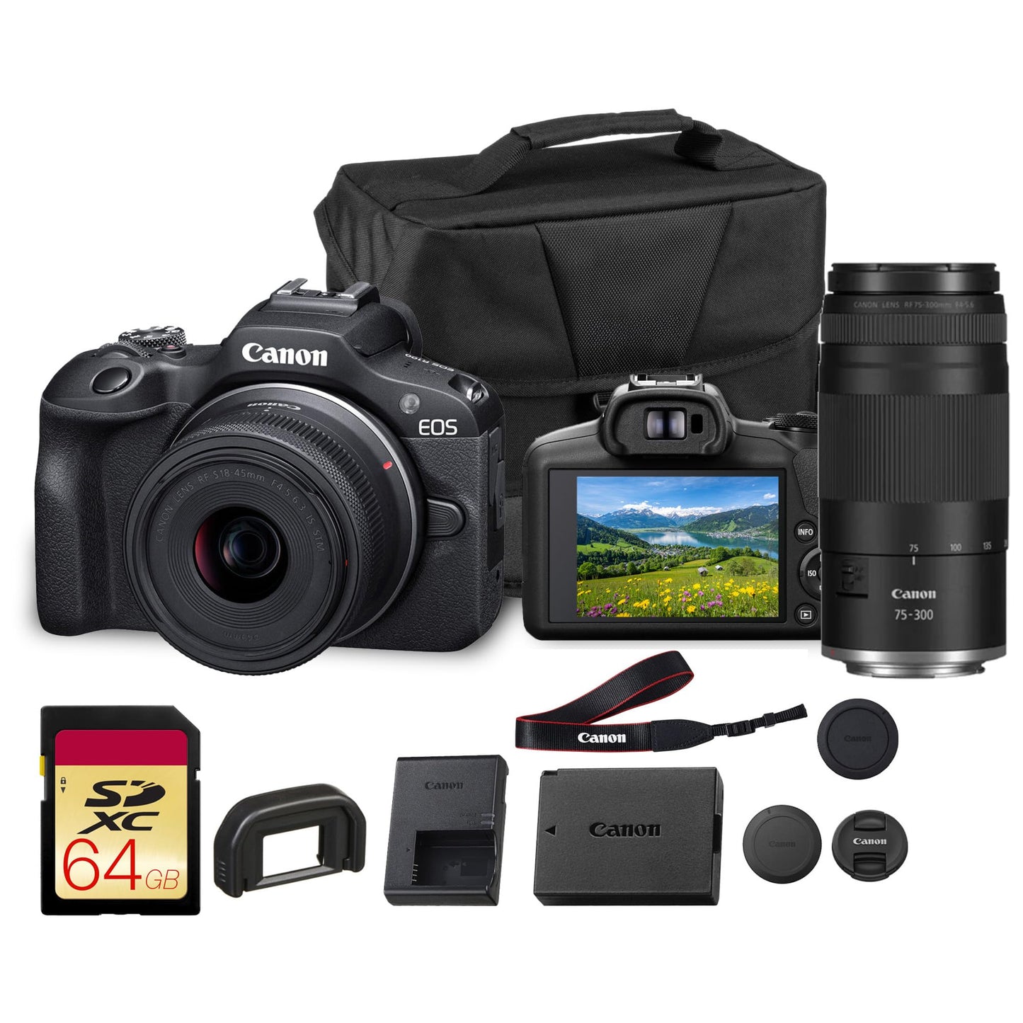 Mirrorless Travel Bundle with Compact Body & Accessories Kit