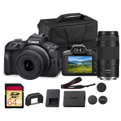 Mirrorless Travel Bundle with Compact Body & Accessories Kit