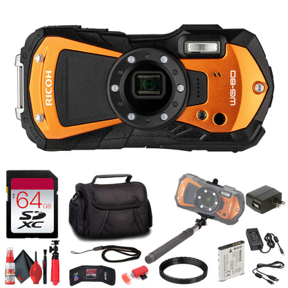 Rugged Digital Camera Bundle with Waterproof Design & Essential Accessories Kit