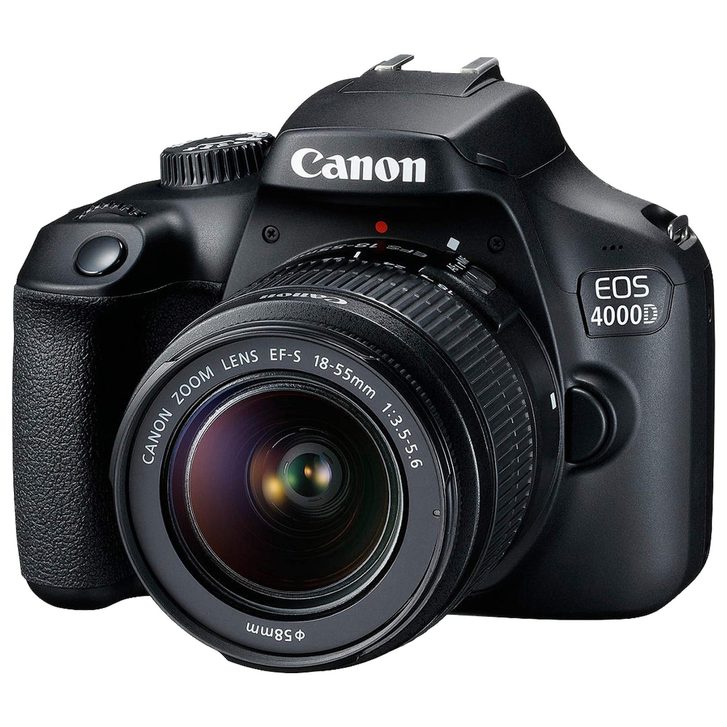 DSLR Camera Bundle with 18–55mm Lens, 32GB Memory Card, Tripod, Flash & Backpack Kit
