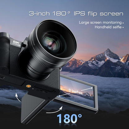 8K Digital Camera with Dual-Lens System & High-Resolution Photography Features